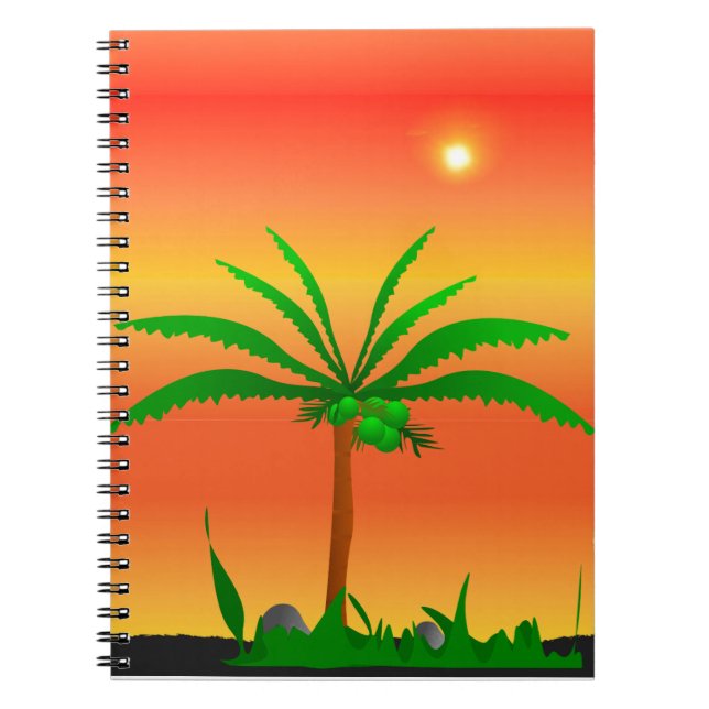 Palm Tree Notebook (Front)