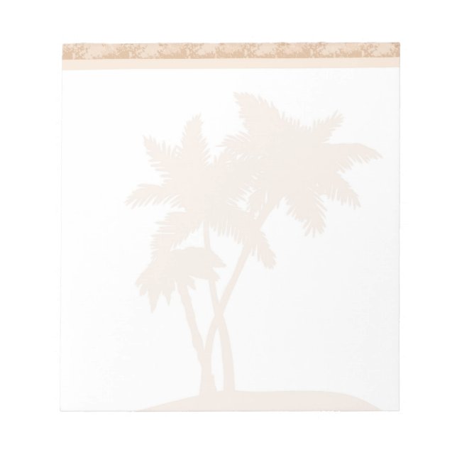 Palm Tree Notepad (Front)