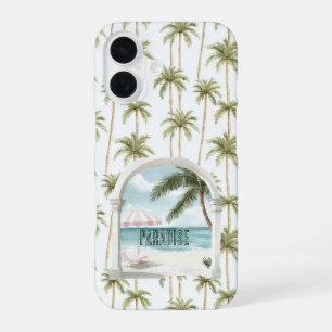 Palm Tree Ocean Paradise iPhone 16 Case