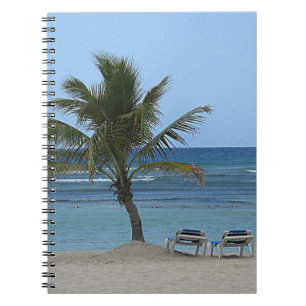 Palm Tree on the Beach Notebook