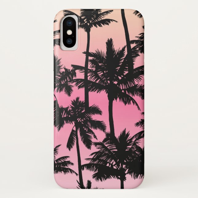 Palm Tree Pattern Case-Mate iPhone Case (Back)