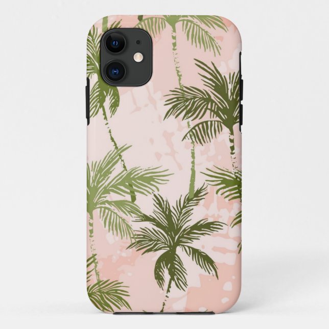 Palm tree pattern Case-Mate iPhone case (Back)