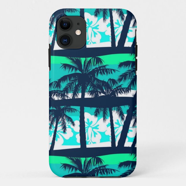 Palm tree pattern Case-Mate iPhone case (Back)