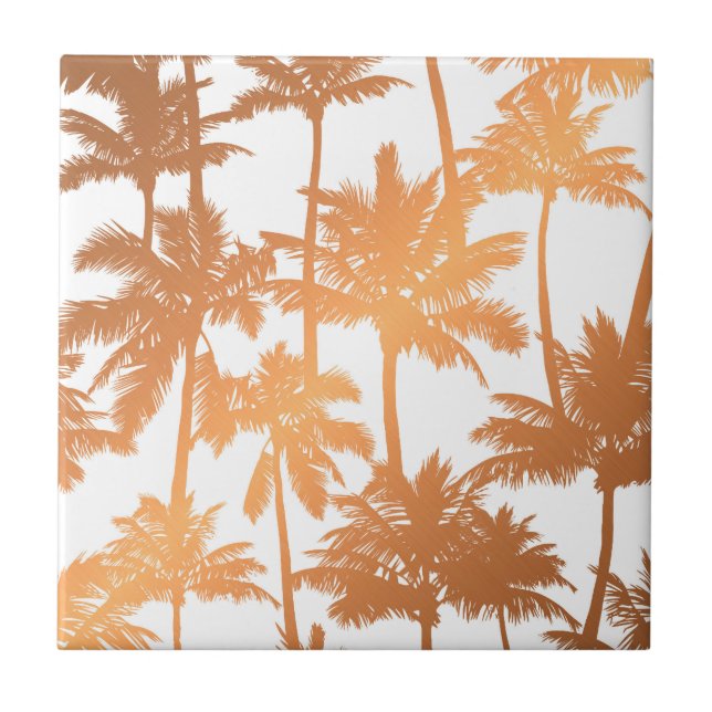Palm Tree Pattern Tile (Front)