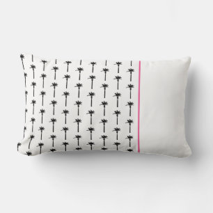 Palm Tree Pattern Travel Tropical Beach Fun  Lumbar Pillow