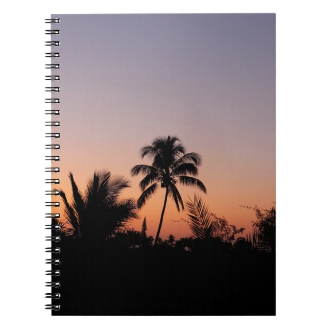 Palm tree photo notebook (Front)
