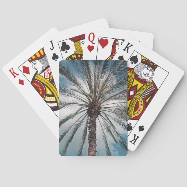 Palm tree playing cards (Back)