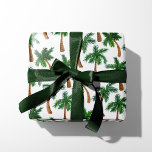 Palm Tree Print Wrapping Paper<br><div class="desc">Hand painted palm tree design by Shelby Allison.</div>