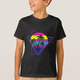 Palm Tree Retro Palm Tree 80s Eighties Summer Vaca T-Shirt