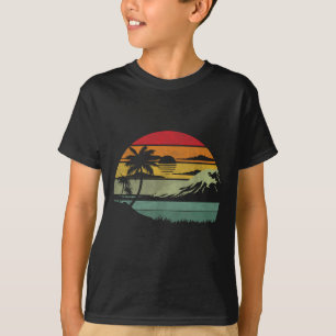 Palm Tree Retro Tropical Beach Vintage 70s 80s Sty T-Shirt