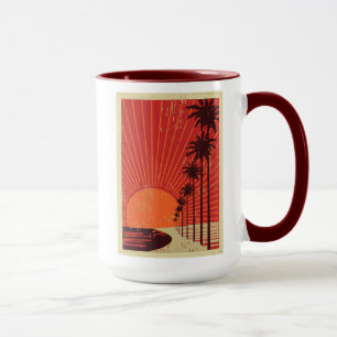 Palm Tree Row Mug