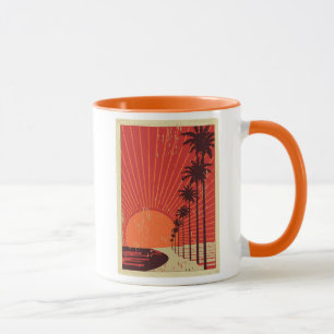 Palm Tree Row Mug