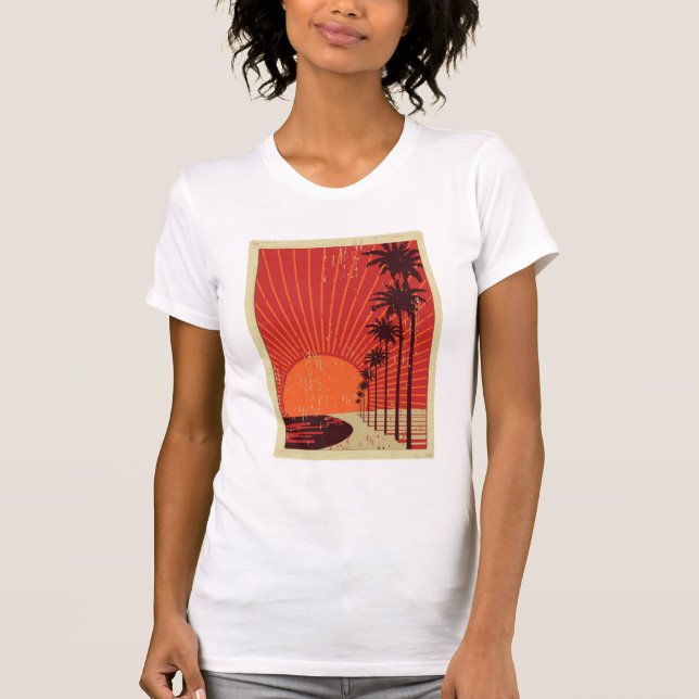 Palm Tree Row T-Shirt (Front)