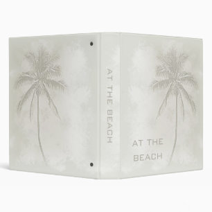 Palm Tree (Sand) Beach Binder (1.0")