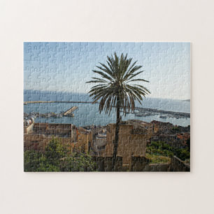 Palm tree, Sciacca Italy Travel Jigsaw Puzzle