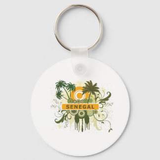 Palm Tree Senegal Keychain