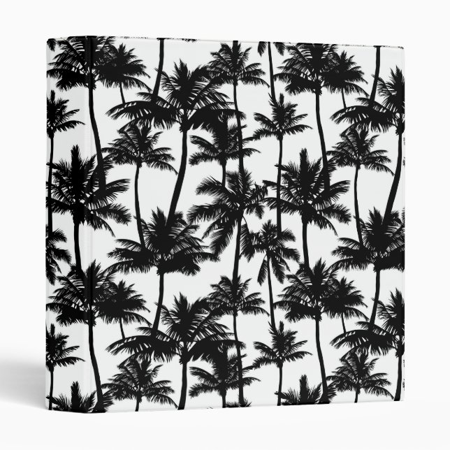 Palm Tree Shadow Pattern Binder (Front/Spine)