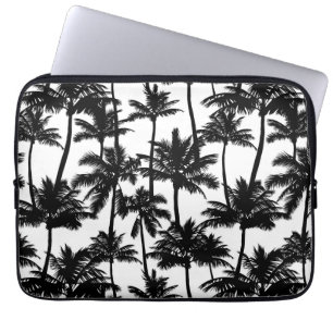 Palm Tree Shadow Pattern Laptop Sleeve