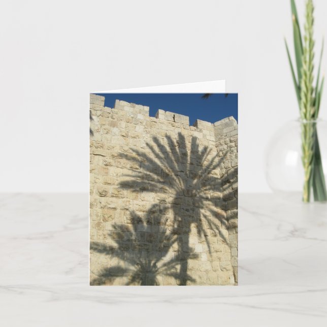 Palm Tree Shadows Card (Front)