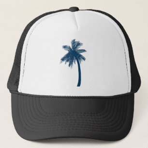 Palm Tree Shirt - Retro Style Tropical Beach Trucker Hat
