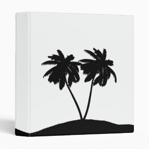 Palm Tree Silhouette template Binder