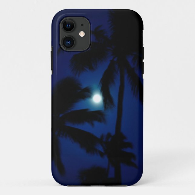 Palm Tree Silhouettes Case-Mate iPhone Case (Back)
