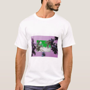 Palm Tree Sky Image - Tropical Paradise T-Shirt