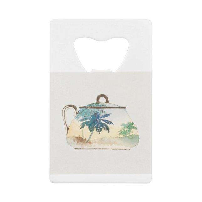 Palm Tree Sugar Bowl par Noritake Factory (Devant)