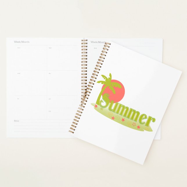 Palm Tree Summer with Sun and Beach Planner (Creator Uploaded)