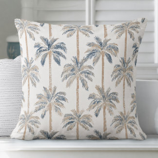 Palm Tree Throw Pillow