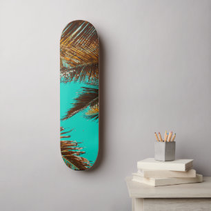 Palm Tree Tropical Landscape Cool Wall Art  Skateboard