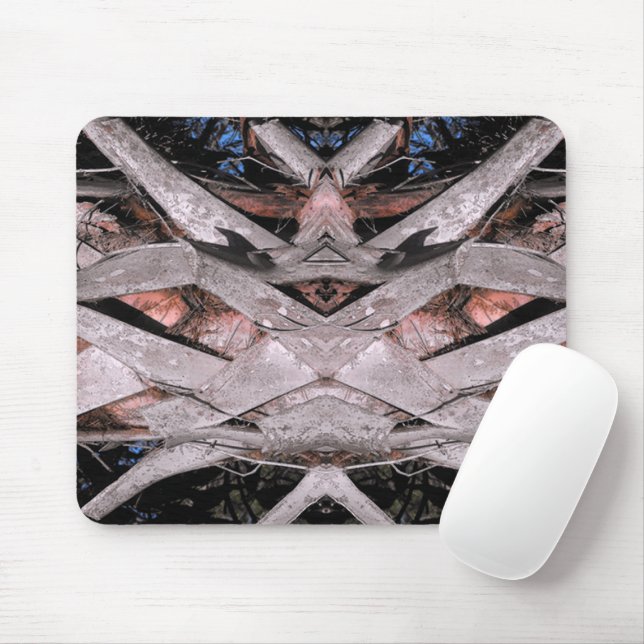 Palm Tree Trunk Mouse Pad (With Mouse)