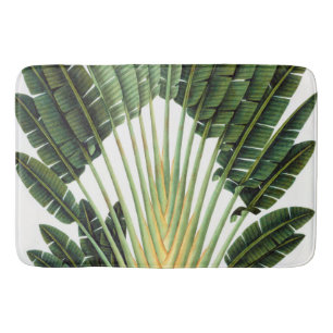 Palm tree Vintage Chic Art Bath Mat