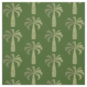 Palm Tree Vintage Hawaiian Tropical Outdoor Fabric