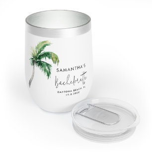 Palm Tree Watercolor Personalized Bachelorette