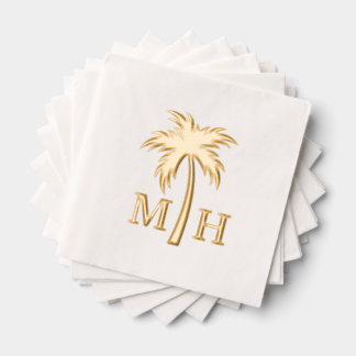 Palm Tree Wedding Monogram