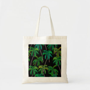 Palm Trees: Acrylic Summer Pattern. Tote Bag