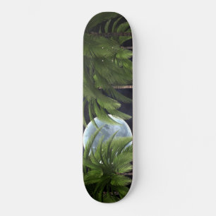 Palm Trees Against the Moon Skateboard
