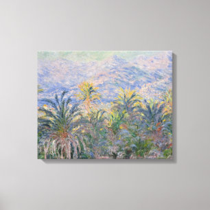 Palm Trees at Bordighera Canvas Print