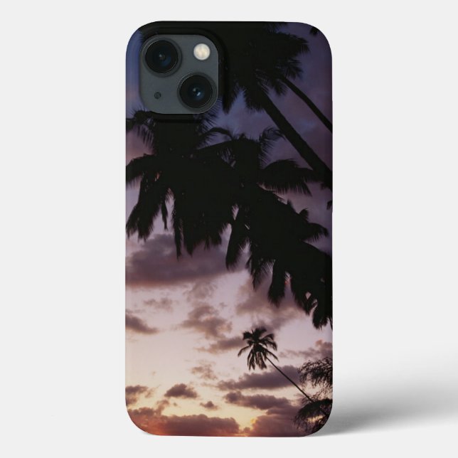 Palm Trees at sea Case-Mate iPhone Case (Back)