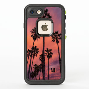 Palm Trees at Sunset custom monogram cases