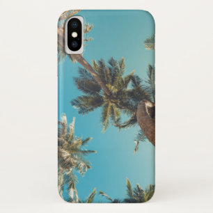 Palm Trees at Tropical Beach Vintage Case-Mate iPhone Case