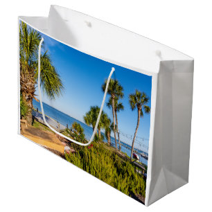 Palm Trees Bayside Morning Large Gift Bag