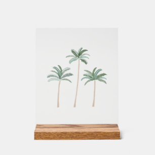 Palm Trees Beach Art