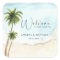 Palm Trees Beach Destination Wedding Welcome