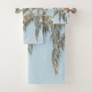 Palm Trees Beauty #4 #tropical #wall #art Bath Towel Set
