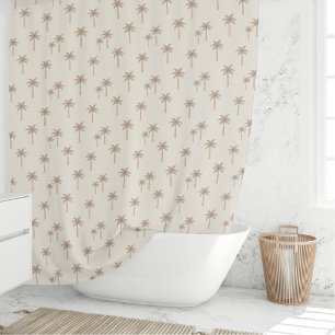 Palm Trees Boho Coastal Farmhouse Beige And Tan