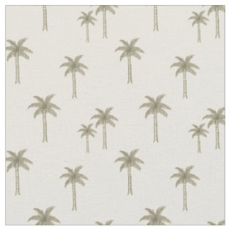 Palm Trees Boho Coastal Tropical Bohemian Summer Fabric
