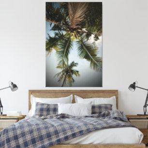 Palm trees canvas print