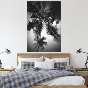 Palm trees canvas print